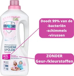 IMPRESAN Was Toevoeging Hygiëne - 1500ml Voordeelverpakking - Wasmiddel Desinfectie - Dettol Wastoevoeging Alternatief - Dettol Wasmiddel Alternatief - Sanytol wasmiddel alternatief — thumbnail 2
