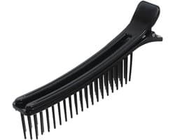 Kappersklemmen Set - Haarclips Styling - Haar Stylen - Professioneel Gebruik - 14 cm Lengte - Zwart