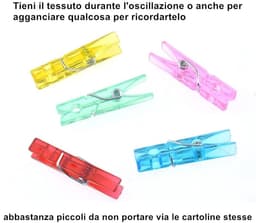Cosensi - Dailygoods - Mini Kunststof Wasknijpers Set van 100 voor Foto's en Decoratie — thumbnail 4