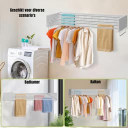 REN®roogrek - Wasrek - Droogrek- Wit -11cm x 80cm x 41cm — thumbnail 3