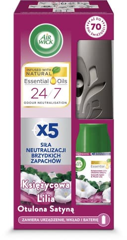 Air Wick - Freshmatic - Księżycowa Lilia Otulona Satyną - 250ml - Automatisch geurstokje — thumbnail 1