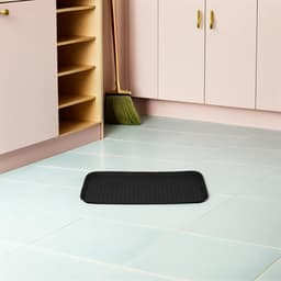 Paraplu Schoen Lekbak - Schoenenmat Hal - Voorkom Natte Vloeren - Waterdicht Antislip - 76 x 38 cm - Zwart — thumbnail 4