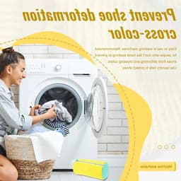SnelShoppen - 2 Stuks Waszakken voor Schoenen, Herbruikbare Schoenwaszak voor Wasmachine, Scheurbestendige Materialen, Geschikt voor Alle Schoenen — thumbnail 3