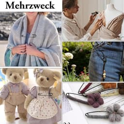 Grote Veiligheidsspelden - Extra Grote Spelden - Kleding Repareren - Met Veiligheidssluiting - 10 cm - Zwart — thumbnail 3