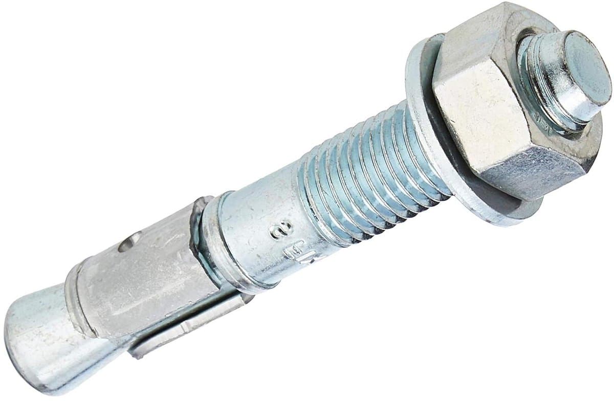 Fix3 Dooranker Bout M16 - Montagebout Ankerbout - Stevig Bevestigen - Hoge Prestaties - 100 mm Lengte - Zilverkleurig — afbeelding 1