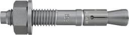 Boutanker Set - Metaal Ankers - Beton Bevestigen - Standaard Ankerdiepte - M10x196mm - Verzinkt — thumbnail 1