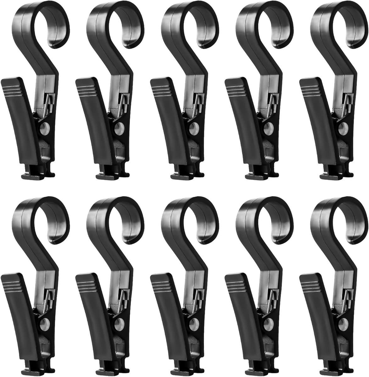 Set van 10 Kledingknijpers voor Camping, Tenten en Handdoeken - Plastic Hangers voor Broeken, Schoenen en Sokken — afbeelding 1