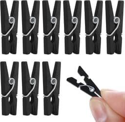 Houten Mini Clips - 100 Stuks Natuurlijke Kledingknijpers voor Foto's, Knutselprojecten en Decoratie — thumbnail 1