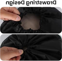 Grote Waszak voor Reizen - Zwart - Duurzaam Polyester - Opvouwbaar - Voor Vuile Kleding — thumbnail 4