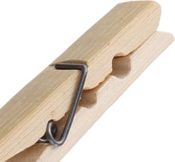 Houten Kledingknijpers 6x1cm - 400 Stuks, Duurzame Klammern voor Kleding, Sokken, Foto's en Creatieve Projecten — thumbnail 5