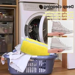 Set van 2 Waszakken voor Schoenen met Rits, Herbruikbaar voor Sport- en Linnen Schoenen, Ideaal voor de Wasmachine — thumbnail 4