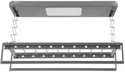 Dailygoods Plafondmontage elektrische kledingdroogrek 35kg draagvermogen intrekbaar slim elektrisch droogrek, afstandsbe — thumbnail 2