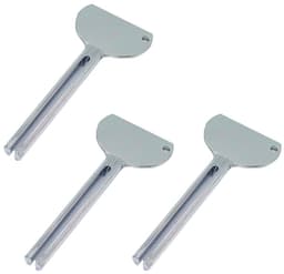 Dailygoods- Buis Squeezer - 3 Stuks - Metalen Tandpasta Dispenser - Duurzaam Ontwerp - Geschikt voor Crèmes - Vermindert Afval - 84x37mm - Tandpasta Knijper — thumbnail 5
