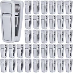 Wasknijpers - Kledingklemmen - Kleding Drogen - Gladde Randen - 40 Stuks - Grijs — thumbnail 1