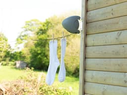 Waslijn Uittrekbaar - Drooglijn Binnen - Kleding Drogen - Tot 15 Meter - 30 cm Breed - Donkergroen — thumbnail 4