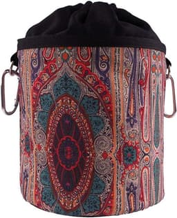 Wasknijperzak - Opbergtas - Was ophangen - Met karabijnhaak - 17 x 24 cm - Meerkleurig — thumbnail 1