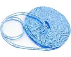 Waslijn - Droogtouw Kleding - Reizen Buiten - Winddicht Ontwerp - 10 Meter - Donkerblauw