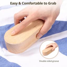 Kleermakersklapper Hout - Naaigereedschap Stomer - Naden Aandrukken - Massief Hout Materiaal - 7 en 12 inch - Niet gespecificeerd — thumbnail 4