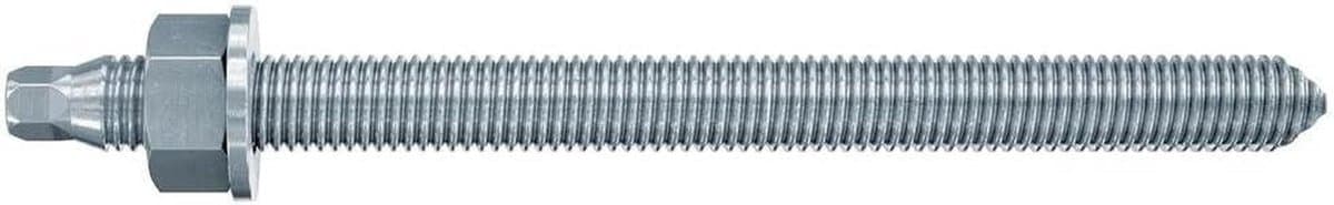 Ankerstang M10 - Draadbout Staal - Bevestigen Constructies - Gegalvaniseerd Oppervlak - 10x130 mm - Grijs — afbeelding 1