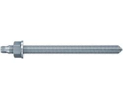 Ankerstang M10 - Draadbout Staal - Bevestigen Constructies - Gegalvaniseerd Oppervlak - 10x130 mm - Grijs