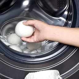 Allecto - Drogerballen - Vilten ballen - Herbruikbaar - Wit — thumbnail 3