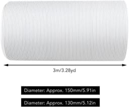 Store_8 - Draagbare Airconditionerslang - Flexibel - Grijs - Ontluchtingsslang - 3 meter lengte - Geschikt voor airco's - Opvouwbaar en rekbaar — thumbnail 2