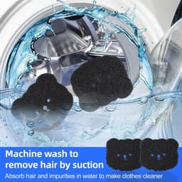 8 Anti-haar Wasmachineballen, Herbruikbare Haarverzamelaar voor Wasmachine, Effectieve Huisdierhaarverwijderaar, Handig Wasaccessoire — thumbnail 2