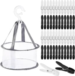 Kleurige Plastic Wasknijpers - 48 Stuks, Multicolore Klemmen voor Handdoeken, Kleding en Sokken, Inclusief Opbergtas — thumbnail 1