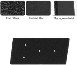 Vier vervangende drogerfilters Geschikt voor Bauknecht Privileg en Whirlpool HX 481010716911 drogers, sponsfilterpads Geschikt voor warmtepompdrogers en condensdrogers, afmetingen 230x115x14 mm. — thumbnail 4