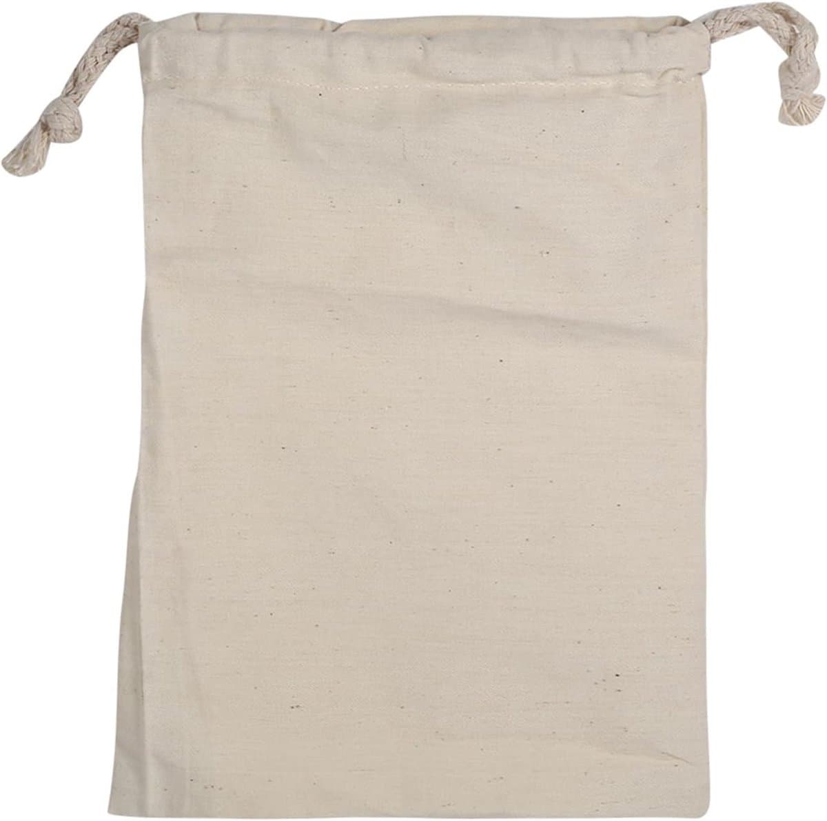 Katoenen Waszak voor het Sorteren van Vuile Kleding, Herbruikbare Opbergzak voor Thuis en Reizen (30 * 40cm) — afbeelding 1