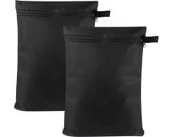 Set van 2 Waterdichte Waszakken voor Vochtige Kleding, Ideaal voor Badkleding, Sportkleding en Strandhanddoeken, Herbruikbare Organizer met Rits van 39.5×27.5cm