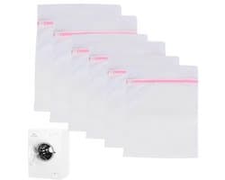 Byshayne- Waszak 6-delig - Waszakken voor wasgoed - Waszak met ritssluiting - Wasnet groot/medium/klein - Bescherming voor delicate kleding - Duurzaam en robuust