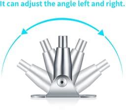 NTH products- Staalkabel 10 meter - Verstelbaar 2 mm - Spanslot - Montageklem - Beweegbare ijzeren klinknagels - Roestvrij staal - Kabelset — thumbnail 3