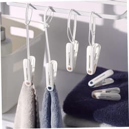 Windbestendige Plastic Bedlakenclips - 24 Stuks - Multifunctionele Antislip Kledingklemmen Voor Dekbedden - Handdoeken En Dekens - Voor Binnen En Buiten - Afmeting 6x2.5x1.6 cm — thumbnail 5