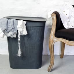 KAD® Wasmand - Wasmand Curver - Heupwasmand - Antraciet - 43cm x 34cm x 53cm — thumbnail 4