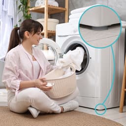 Sillar Trillingsdempers wasmachine – universele - anti-vibratie rubberen pads voor wasmachine, vaatwasser, droger - 8 stuks — thumbnail 3