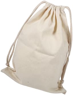 Allecto - Grote Waszak - Dikke Canvas Katoenen Waszak - Effen Biologische Katoen - 22*28 cm - Multifunctionele Opbergtas - Geschikt voor Kleding en... — thumbnail 5