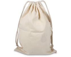 Dailygoody - Katoenen waszak - opbergzak voor vuile kleren - 22x28cm - wasbare opbergzak - milieuvriendelijk katoen - geschikt voor reizen - natuurlij...