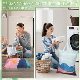 Reiswaszakken Set van 2, Ideaal voor Zwemkleding en Sport, Met Rits voor Thuis, Vakantie en Camping (Roze + Zwart) — thumbnail 4