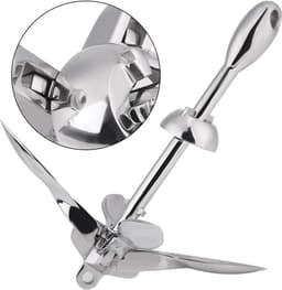 Opvouwbaar Bootanker - Marine Anker - Watersport Stabiliteit - 316 Roestvrij Staal - 1.5 kg — thumbnail 5