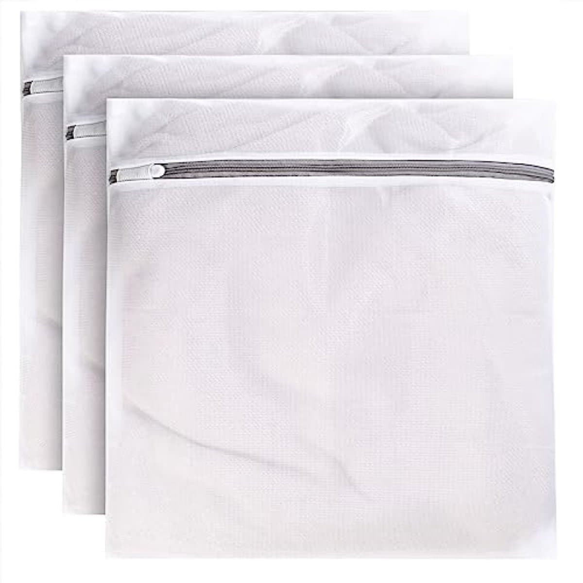 Set van 3 wasbeschermzakken met rits - 50x60 cm - Voor delicate was — afbeelding 1
