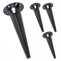 Grondanker voor tuinlamp - set van 4 - 30 cm - antraciet — thumbnail 1