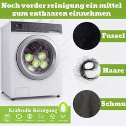 KZQ Huisdierhaarverwijderaar - Haarverzamelaar - Wasbal - Herbruikbaar - 12 stuks - Voor het verwijderen van huisdierhaar - Matcha groen — thumbnail 2