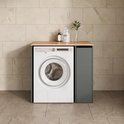 Wasmachine Ombouw - Opbouwmeubel - Kast Wasdroger - Meubel - kwaliteit — thumbnail 2