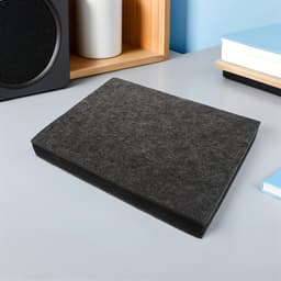 Geluiddempende Subwoofer Riser - Akoestisch Isolatiepad - Verbeteren Geluidskwaliteit - Trillingsabsorberend Platform - 30x20x5.2cm - Donkergrijs — thumbnail 5