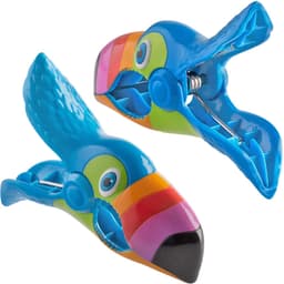 O2COOL - Boca Clips® Extra Stevige Handdoekclips - Toekan — thumbnail 1