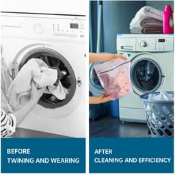 Dailygoods - Dailygoody - Waszakken - Herbruikbare wasnetten - Met ritssluiting - 30 x 40 cm - Voor wasmachine - Bescherming kleding - Ideaal voor delicate stoffen — thumbnail 4