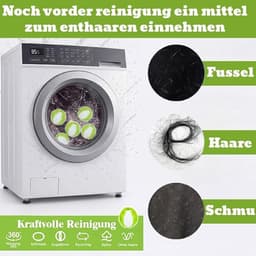 12-delige set – Huisdierhaarverwijderaar voor wasmachines – wasbol - Haarverwijderingsballen – Wasballen – Haarvangers – Herbruikbaar – Voor het verwijderen van huisdierhaar tijdens het wassen — thumbnail 2