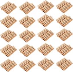 Mini houten wasknijpers, 400 stuks, 3,5 x 0,7 cm, ideaal voor knutselen, DIY decoratie en hobbyprojecten — thumbnail 1