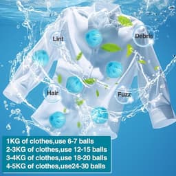REWYTAZ-15 stuks haarvangers voor wasmachine, vangt haar in de wasmachine, herbruikbaar, voor het verwijderen van dierenharen, hondenharen, pluisjes, kattenharen — thumbnail 4